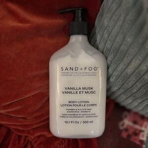 SAND and FOG Vanilla Musk Body Lotion